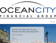 Tablet Screenshot of oceancityfinancialgroup.com
